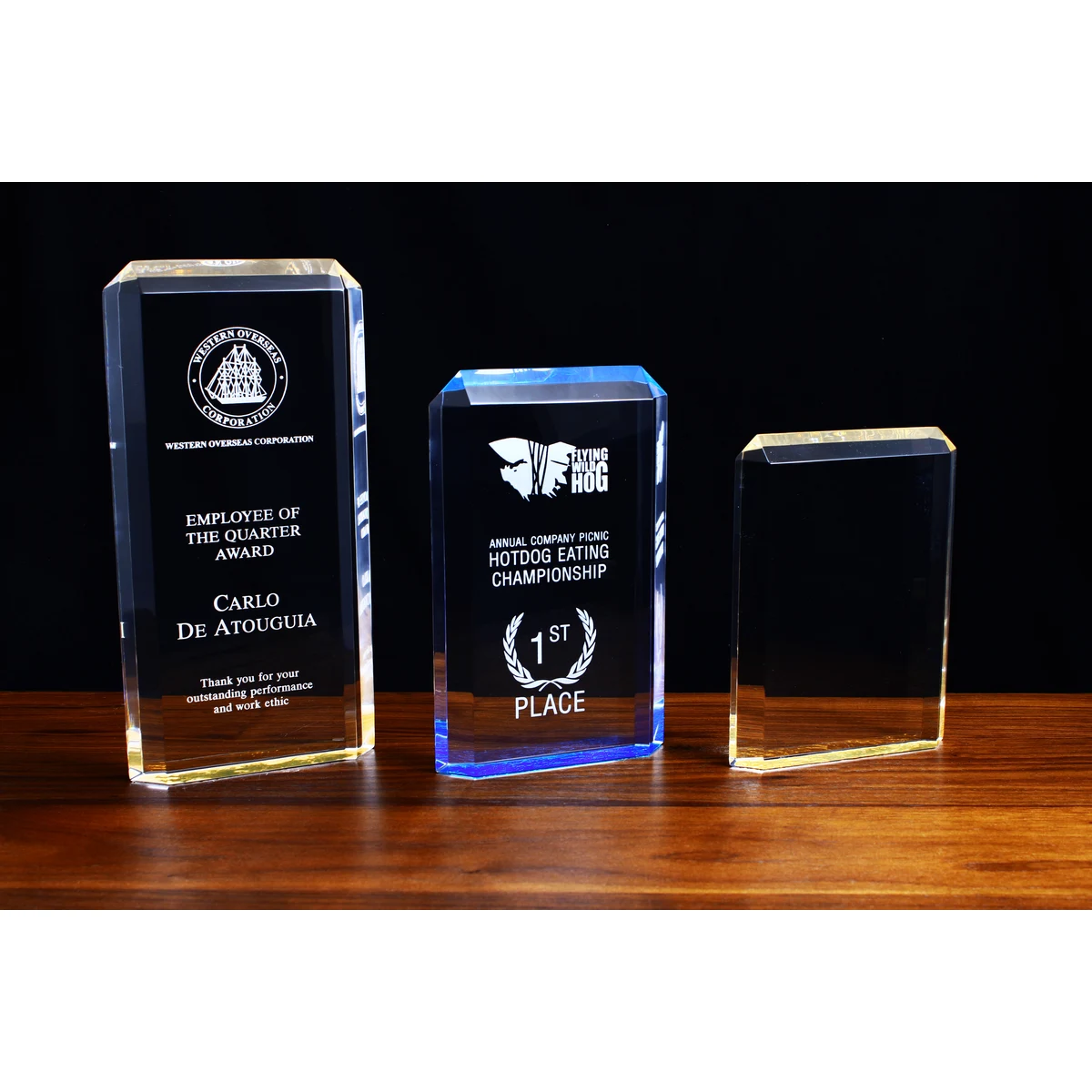Lucite Prestige Award (9''x4'') 1