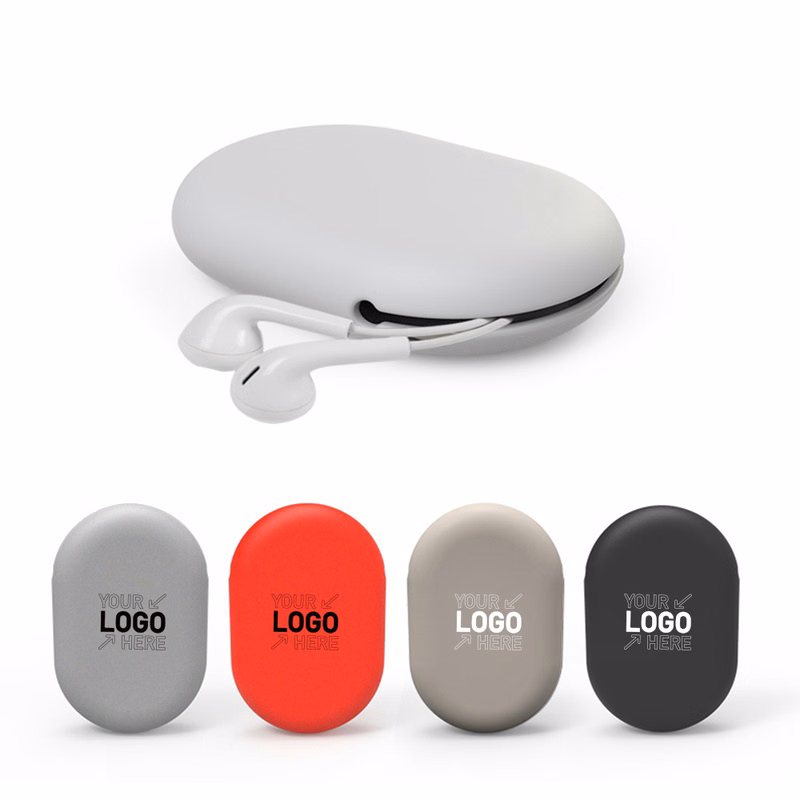 Portable Silicone Earphone Carrying Case Storage Bag