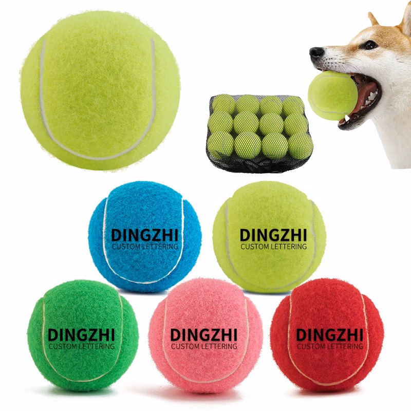 Custom Rubber Pet Training Tennis Ball