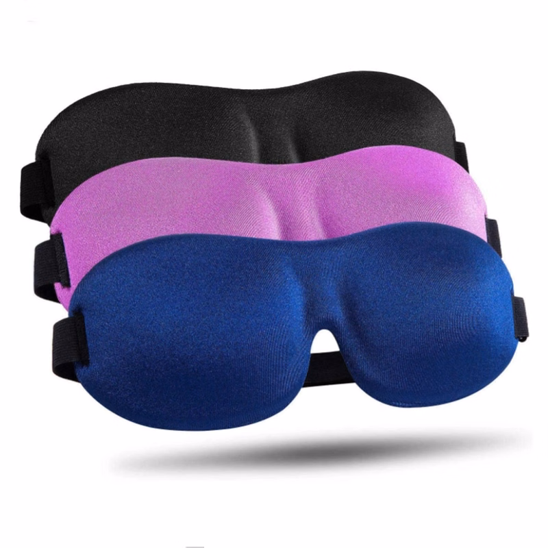 Upgraded 3D Contoured 100% Blackout Eye Mask For Sleeping