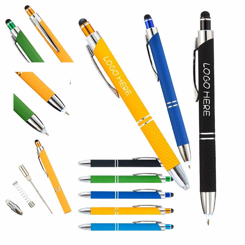 Holder LED Stylus Ballpoint Pen