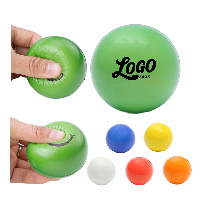2.5 Inch Soft And Durable Pu Decompression Ball