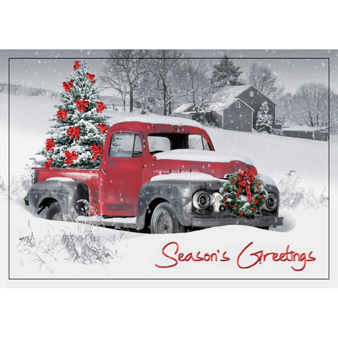 Big Red Holiday Cards 1