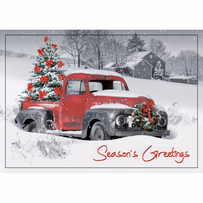 Big Red Holiday Cards