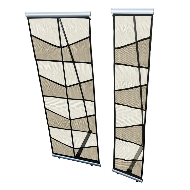Mesh Pocket Brochure Holder Double (8 Pockets) 1