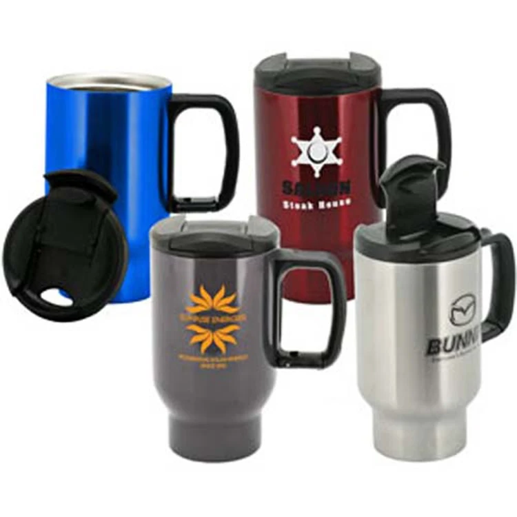 16 Oz. Panama Stainless Steel Camping Mug 1