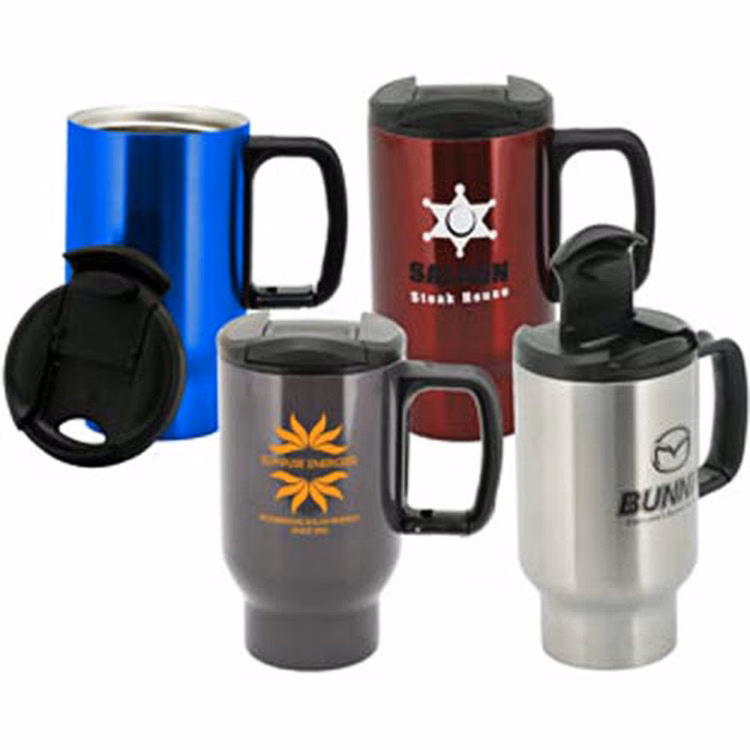 16 Oz. Panama Stainless Steel Camping Mug