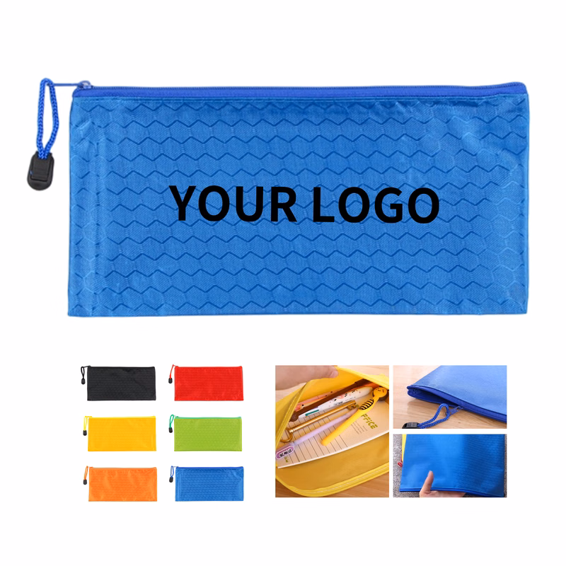 A6 Oxford Document Pouch With Transparent Panel 9.06" x 4.72"