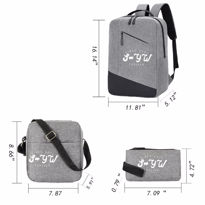 Business Three-Piece Backpack Set