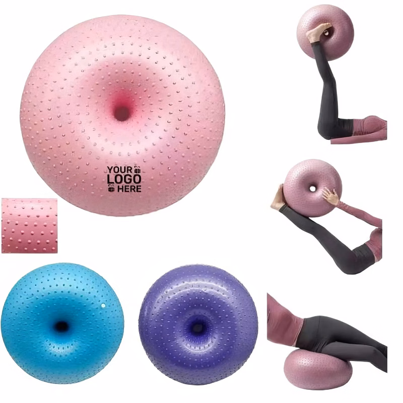 Inflatable Fitness Pilates Donut Exercise Yoga Ball