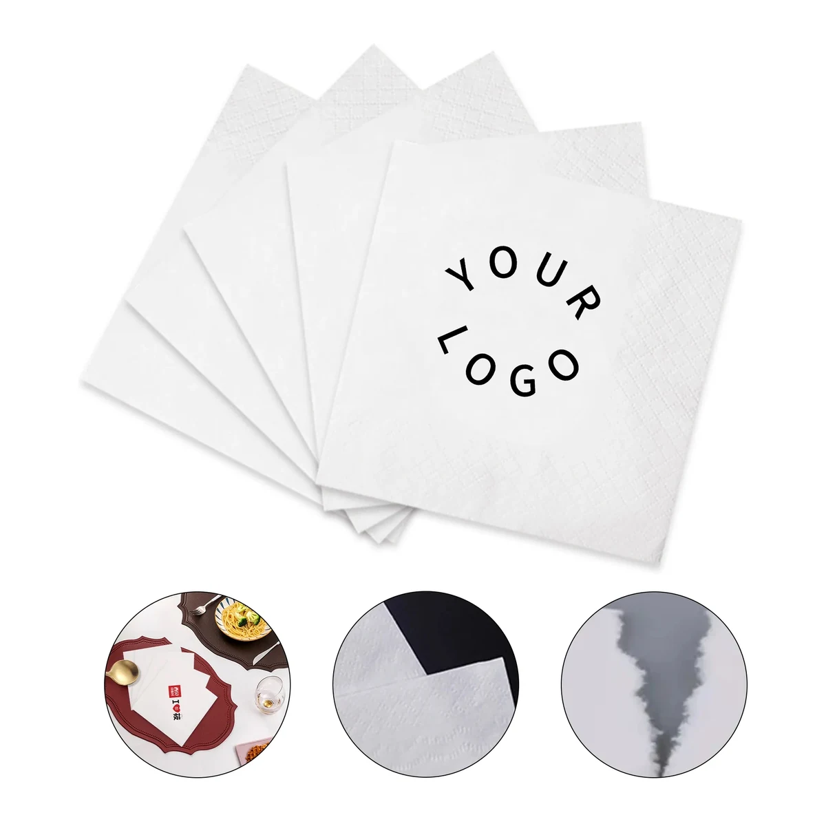 Square Napkin Advertising Paper 1