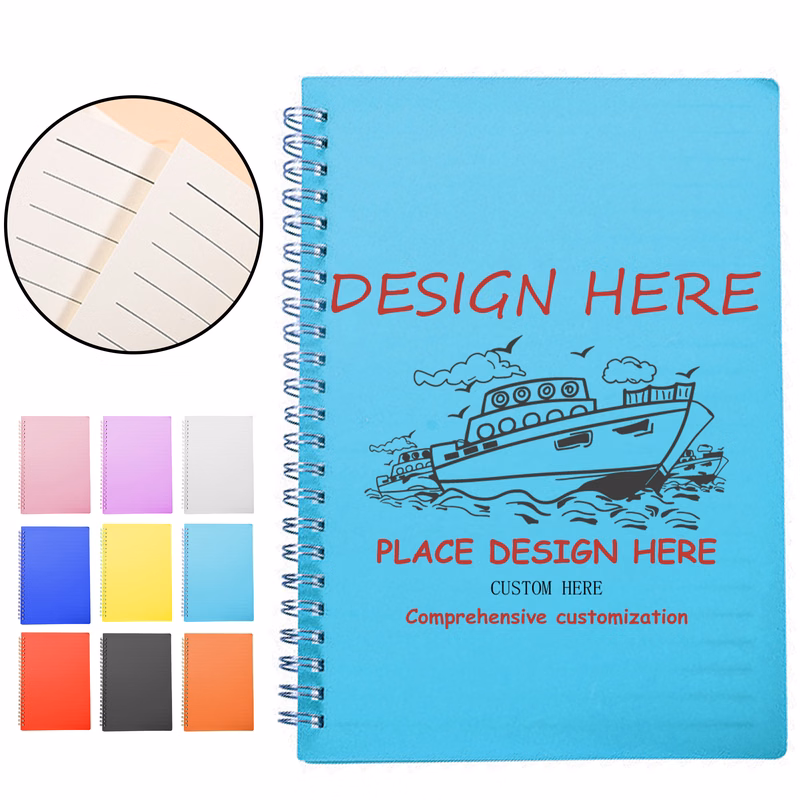 A5 Spiral Notebook, 60 Pages