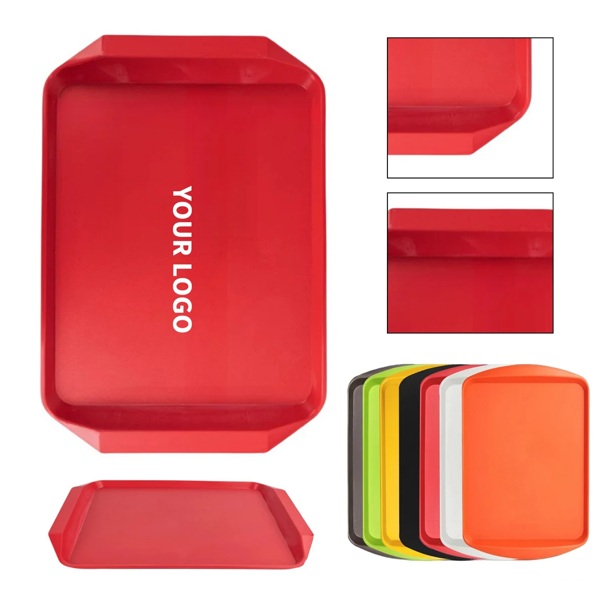 Non Slip Dining Carry Tray 1