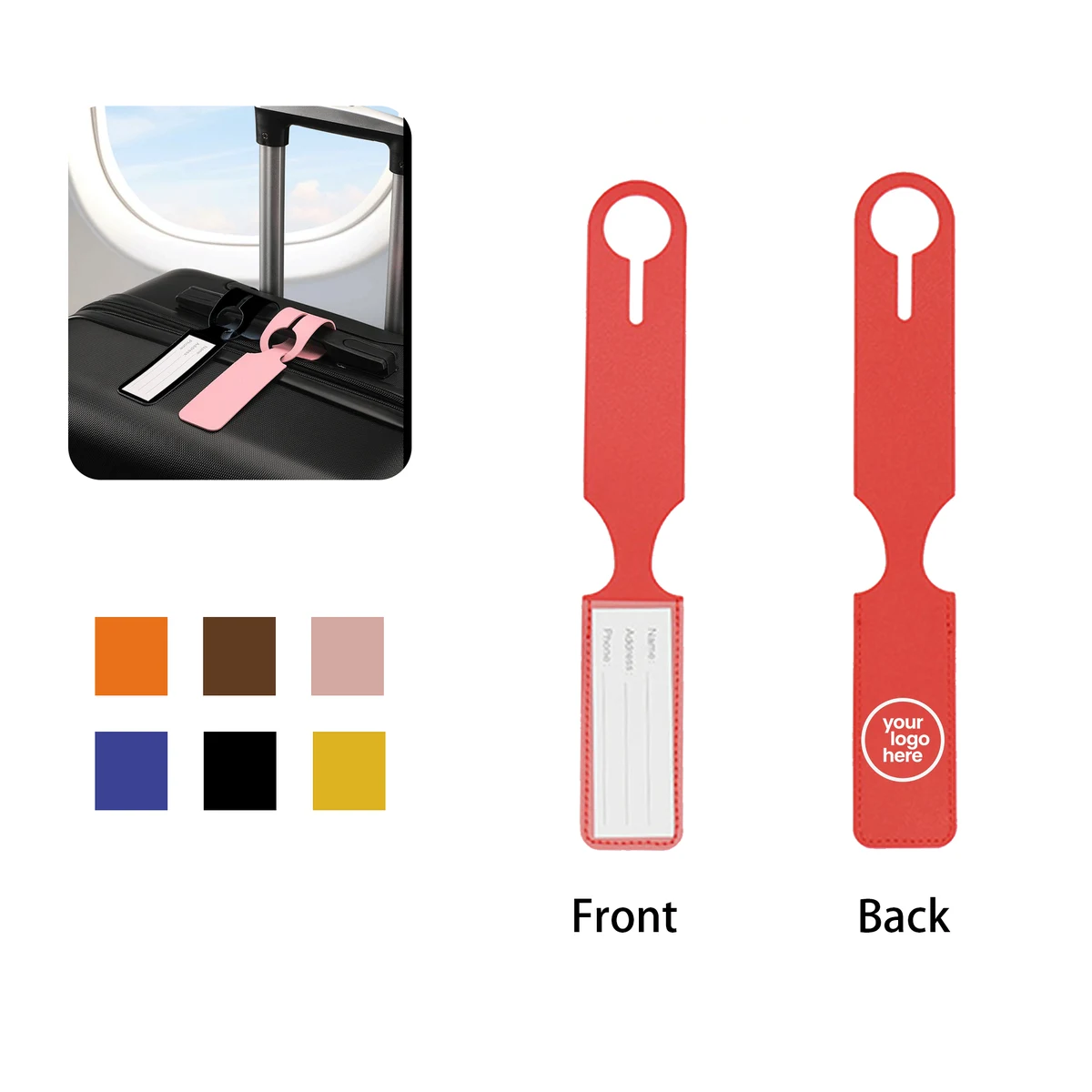 MOQ:30pcs Hanging Luggage Identifier 1