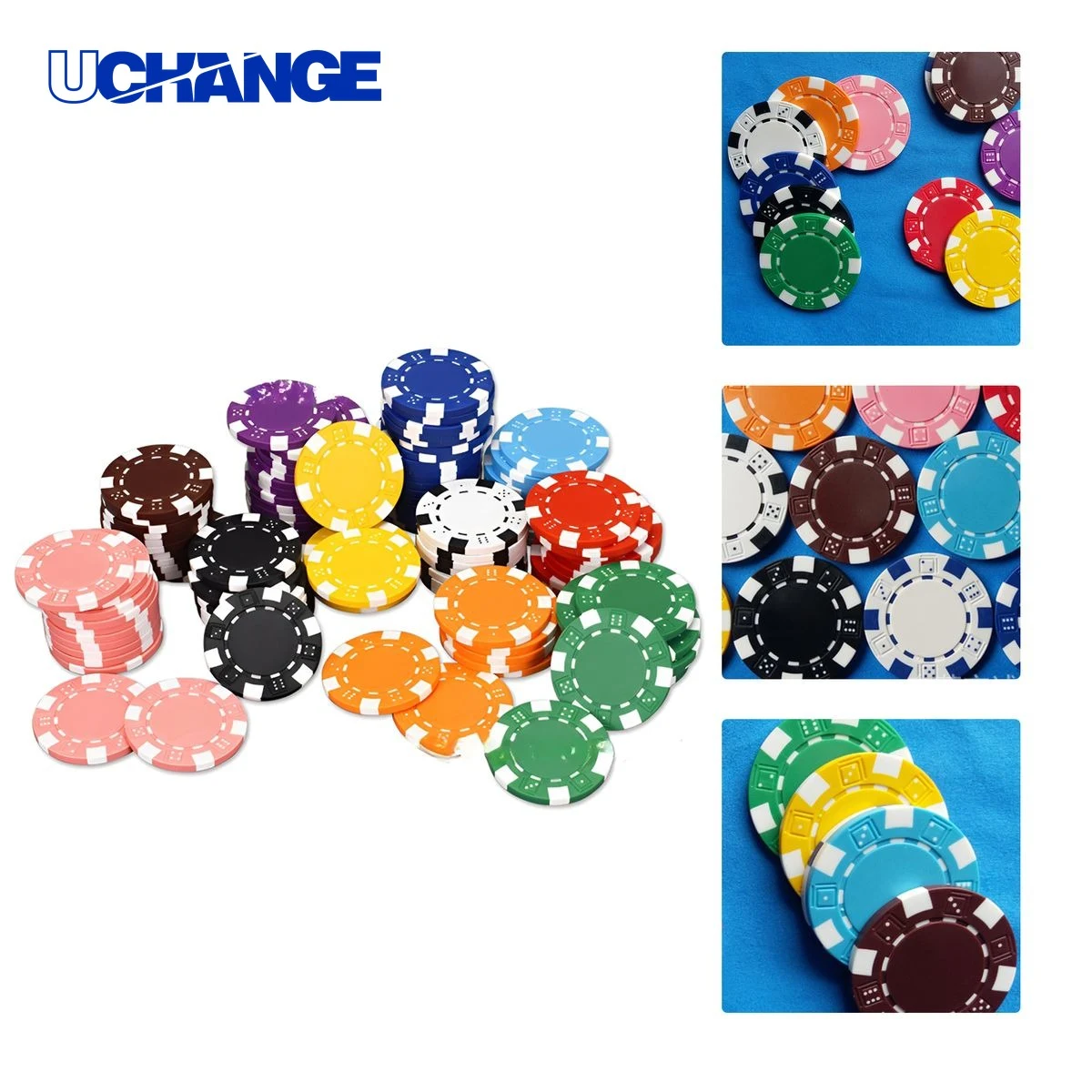 ABS Plastic Poker Chips With Custom Logo 1