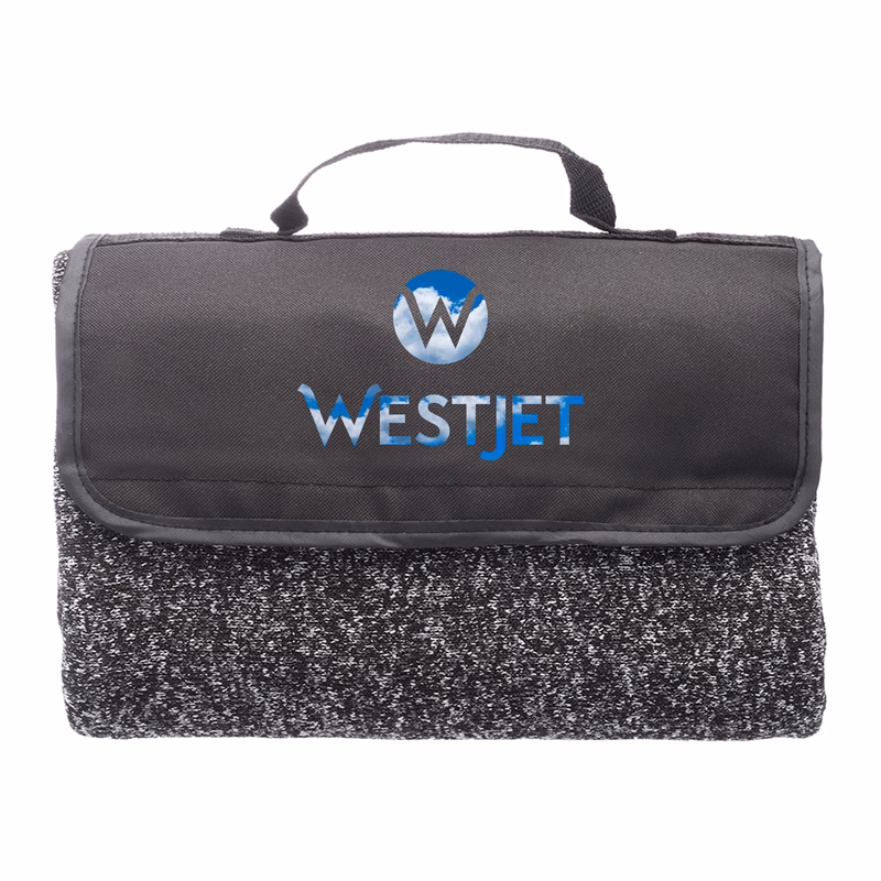Wagon Train Roll-Up Picnic Blanket (Full Color Imprint)