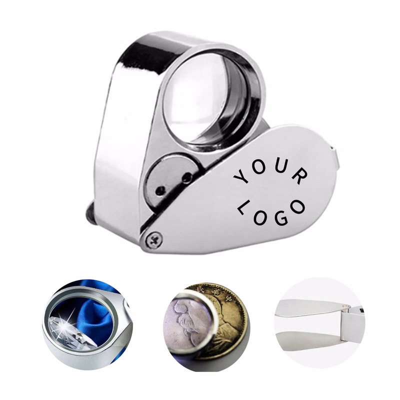 Portable Jewelers Loupe with Travel Case
