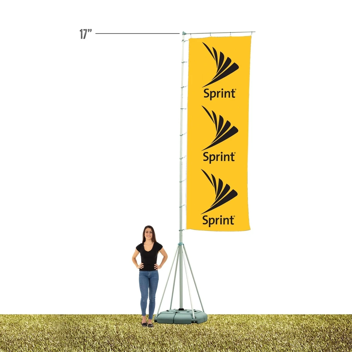 17' Giant Flag Kit w/ Double Sided Imprint 1