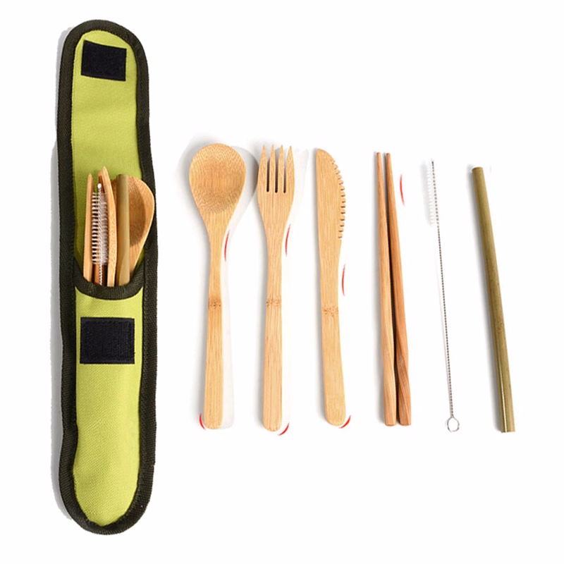 Reusable Bamboo Cutlery Set