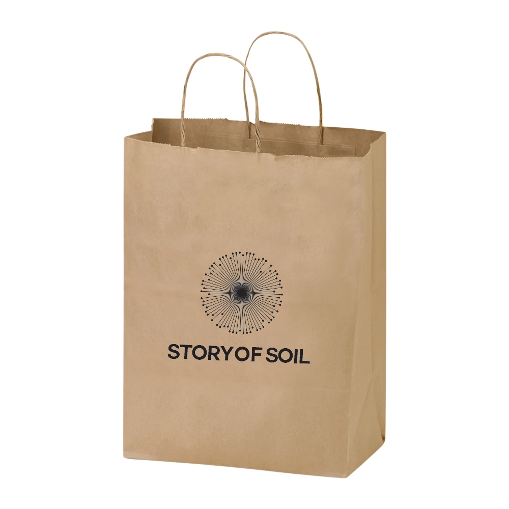 2-Bottle Kraft Paper Tote 1