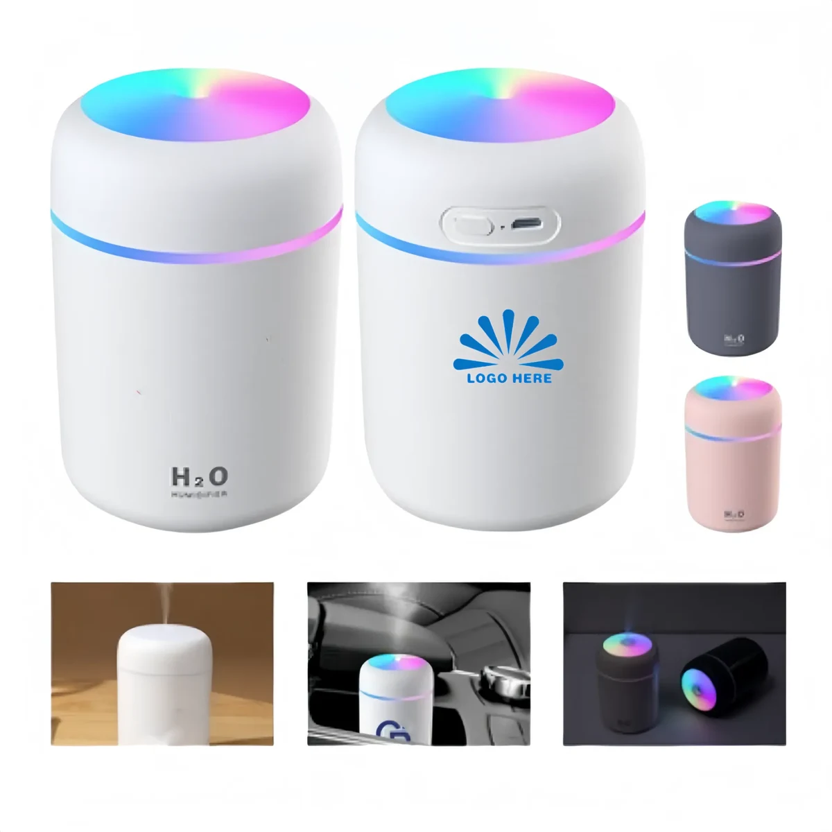 Usb Humidifier Home Office Car Air Purifie 1