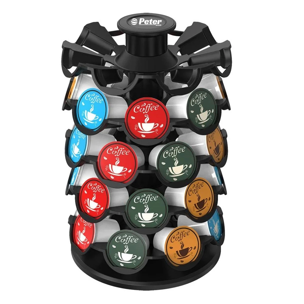 40 K-Cup Coffee Pod Carousel Holder 1