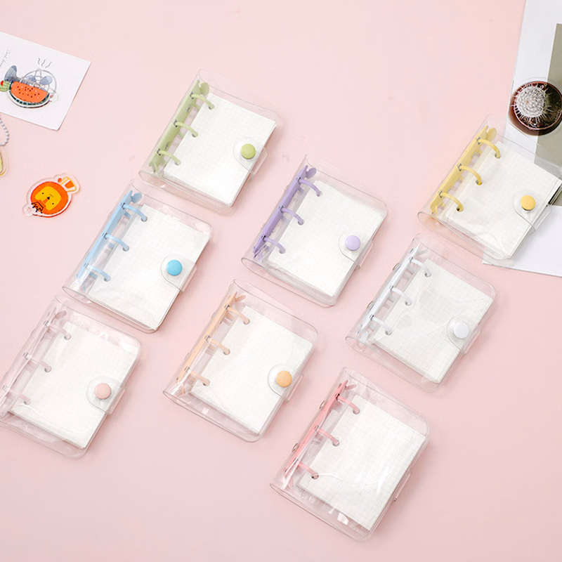 Clear Cute Cartoon Mini Notebook