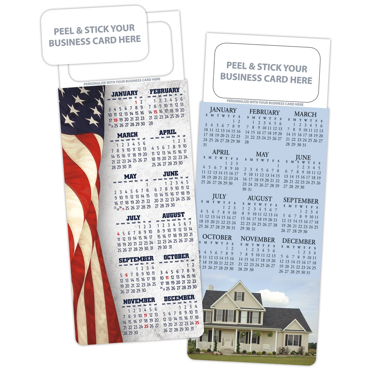 M.B.C. Stock Calendar Card -UV-Coated (1S) - 10 pt. 1