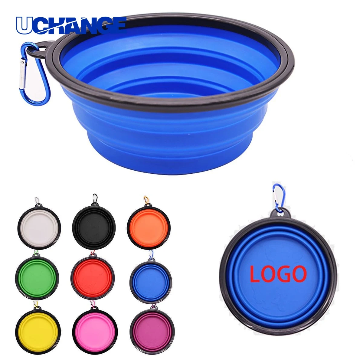 11.8oz Outdoor Folding Dog Bowl Dish 1