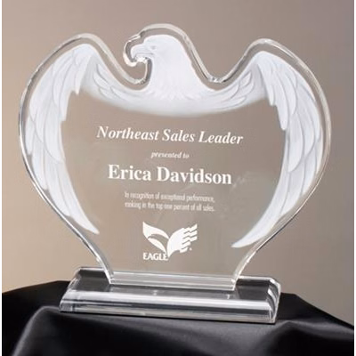 Frosted Eagle Acrylic Award Clear)