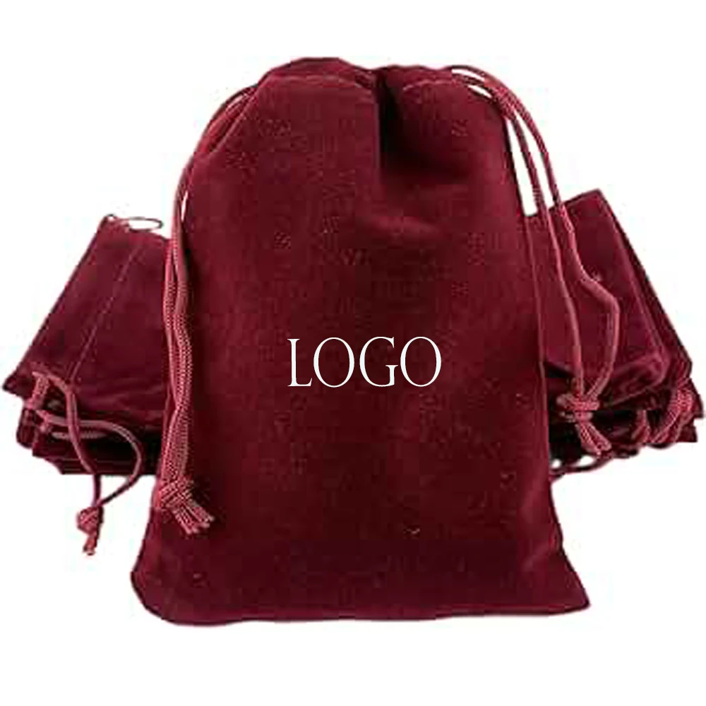5 " X 7" DELUXE VELVETEEN DRAWSTRING POUCH 1