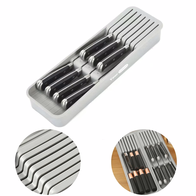 Polypropylene Single-Knife Rack Kitchen Drawer Storage Box