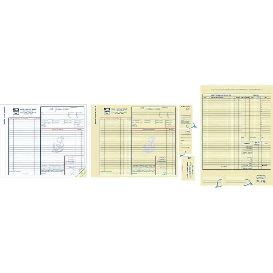 Service Order Forms - Marine, Classic 1