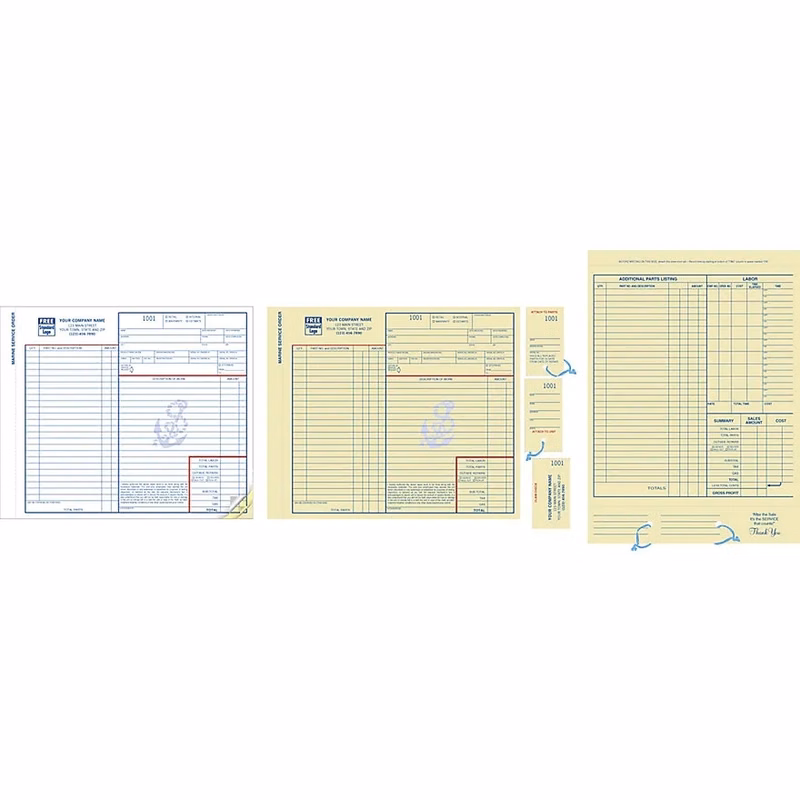 Service Order Forms - Marine, Classic