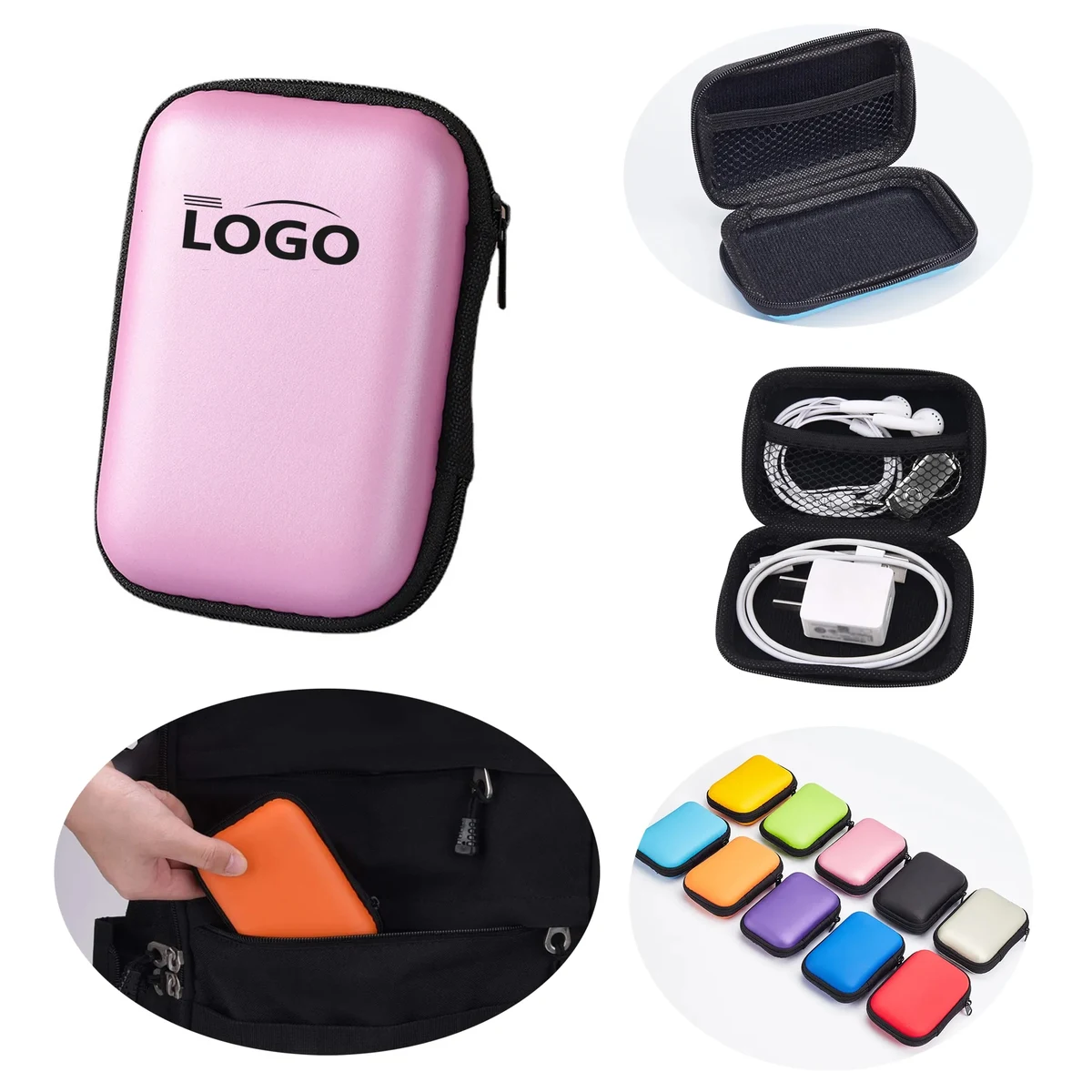 Data Cable Headphone Storage Cases Bag 1