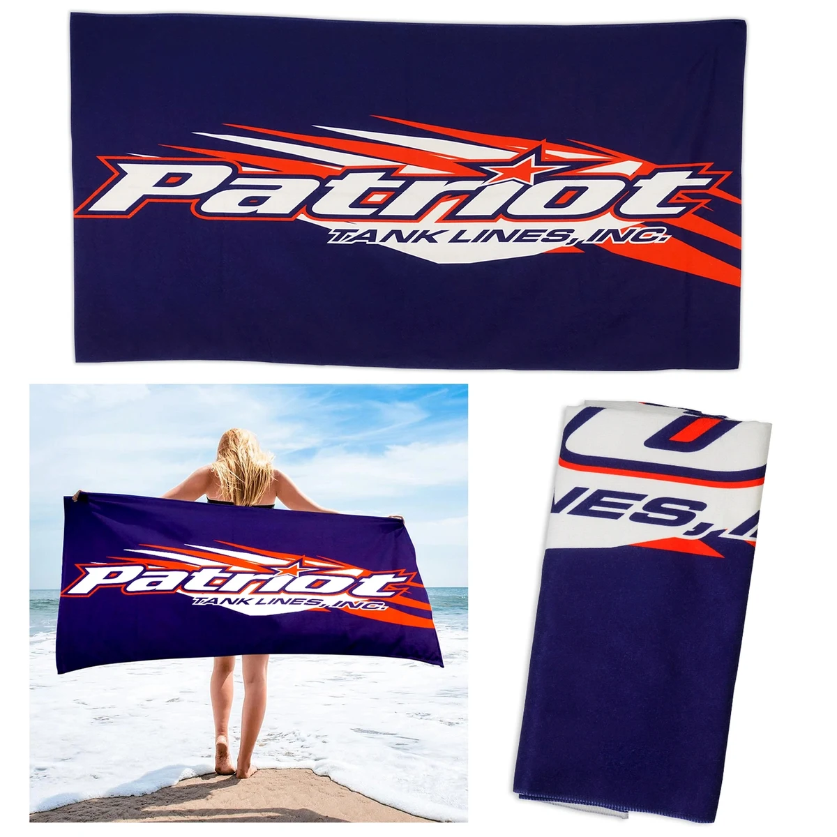 30 X 60 FULL COLOR PLUSH COTTON BEACH TOWEL 1