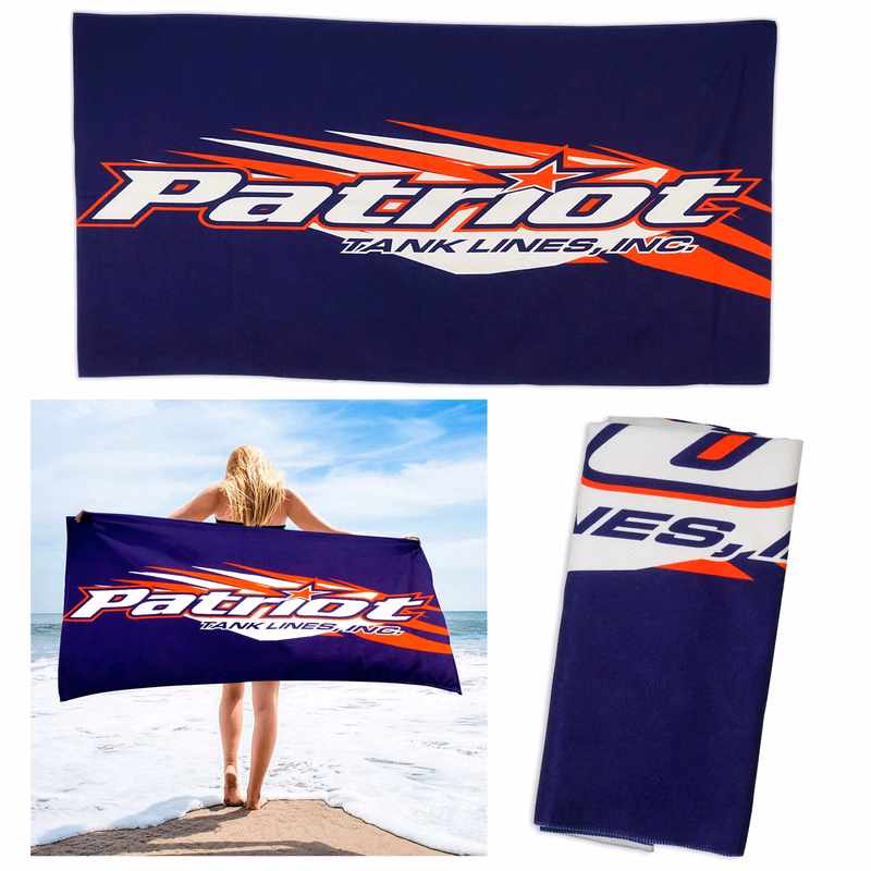 30 X 60 FULL COLOR PLUSH COTTON BEACH TOWEL