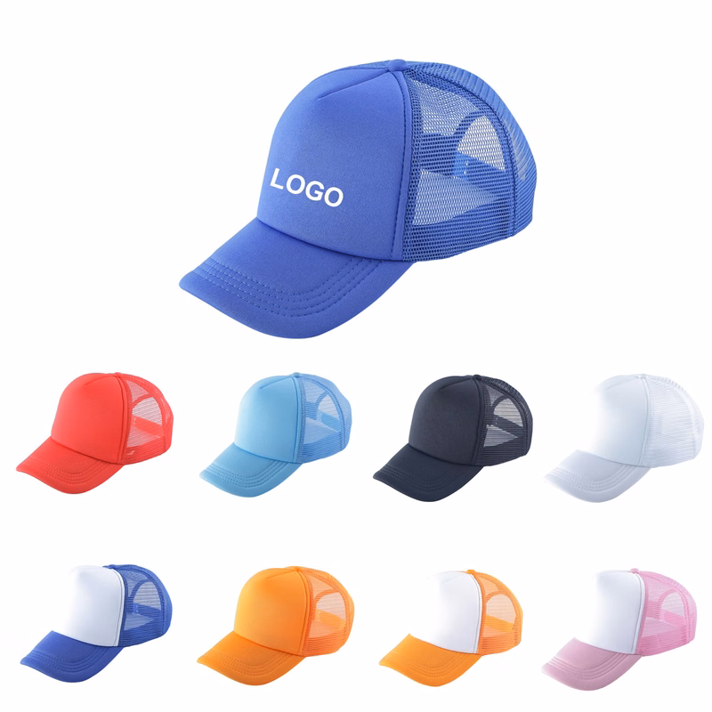 Curved Visor Baseball Cap W/ Mesh Back