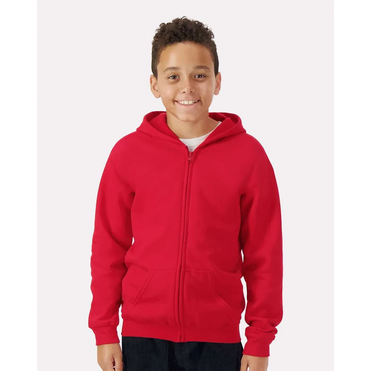 Youth Heavy Blend™ Full-Zip Hooded Sweatshirt - 18600B 1