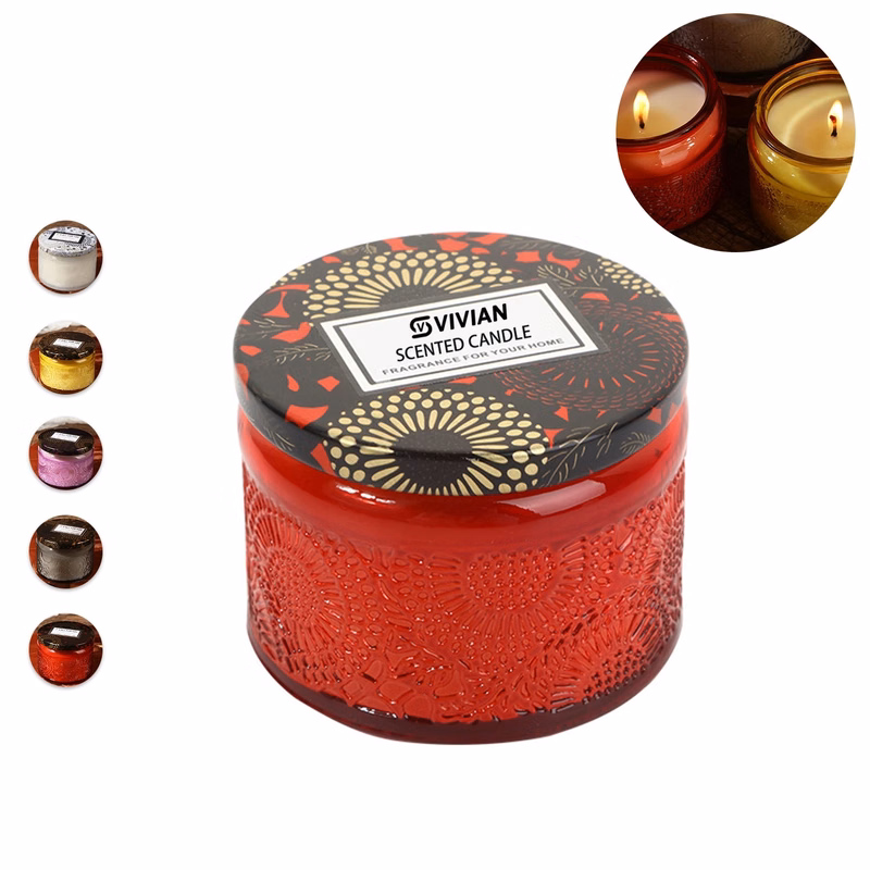10 Oz. Scented Candle In Jar W/ Lid
