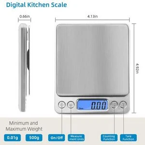 Digital Kitchen Scale With High Sensitivity Sensor And LCD Display 1