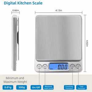 Digital Kitchen Scale With High Sensitivity Sensor And LCD Display