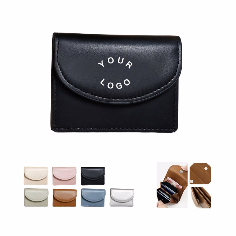 Durable PU Coin Purse for Daily Cash and Card Storage