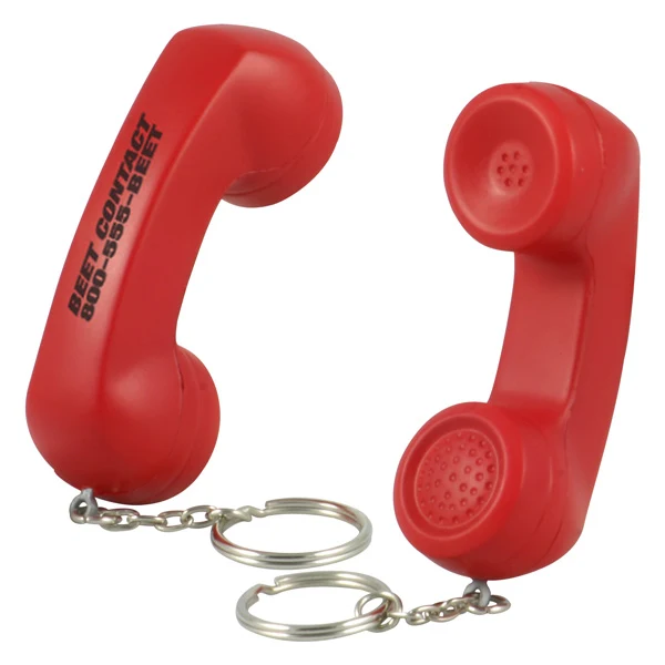 Telephone Receiver Stress Reliever Key Chain 1