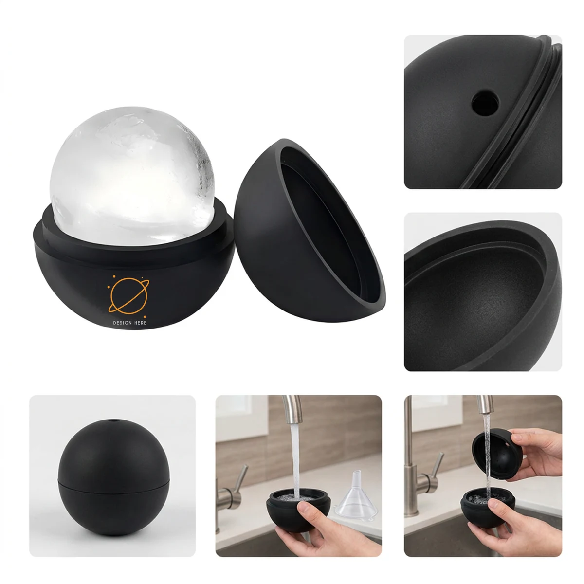 Large Silicone Ice Ball Mold 1