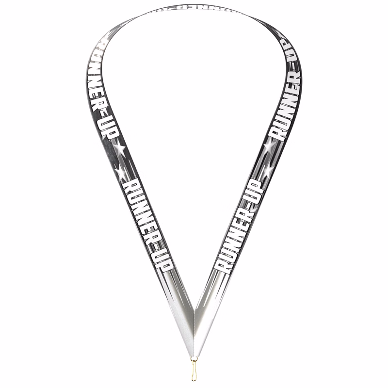 7/8" x 34" Sublimated Runner Up Neckband w/ Quick Clip