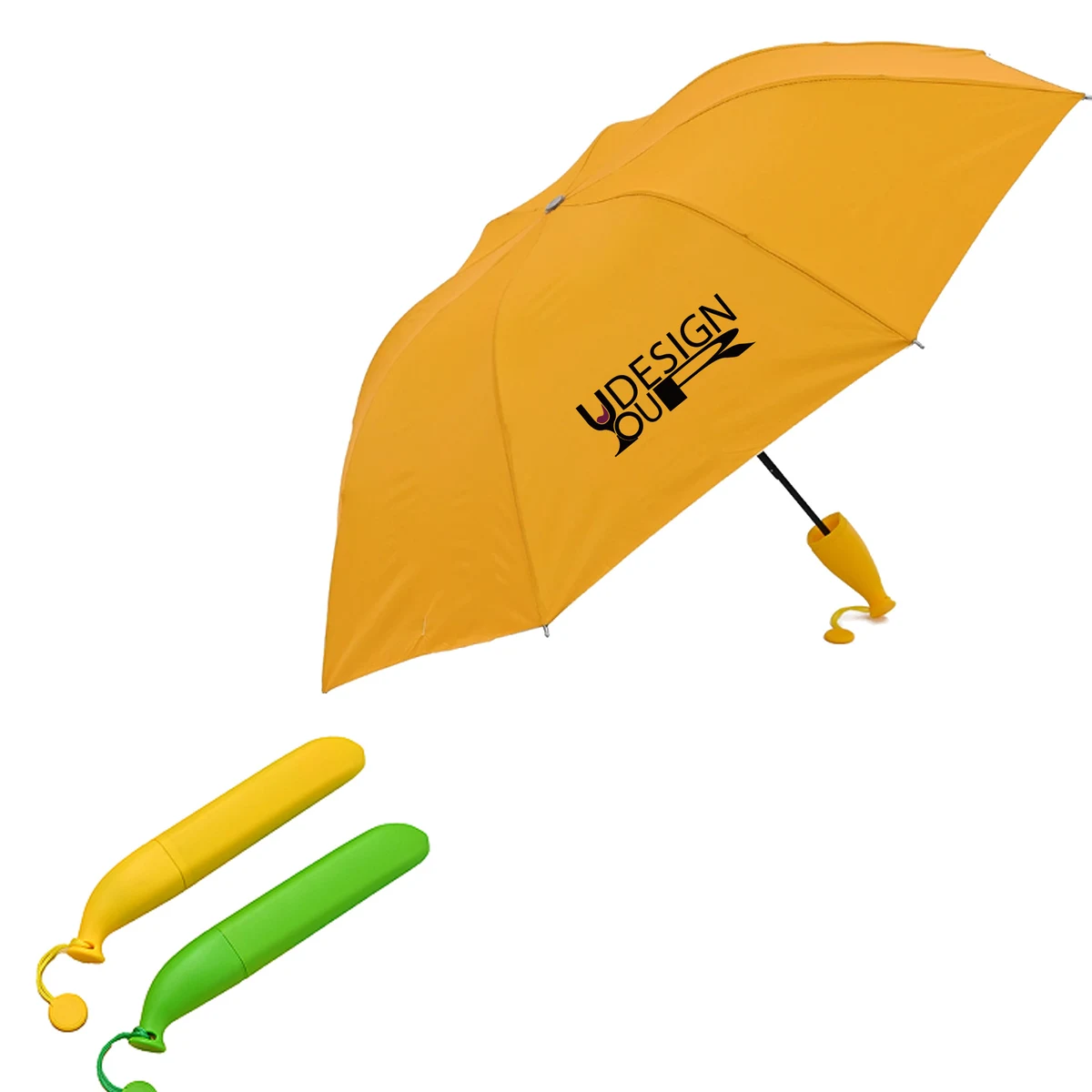 Banana Shaped Folding Umbrella 1
