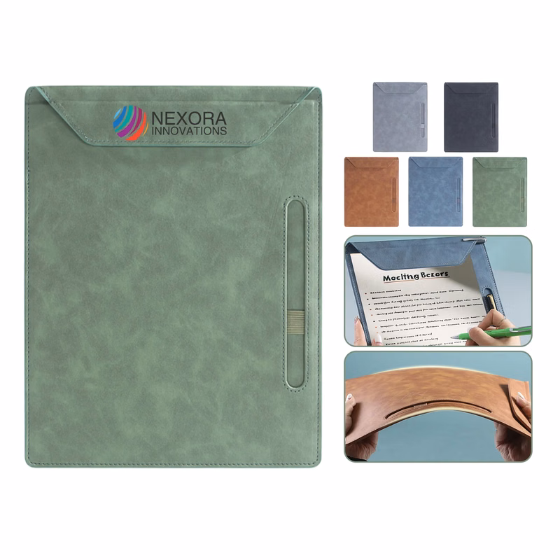 Professional A4 PU Leather Writing Pad Holder