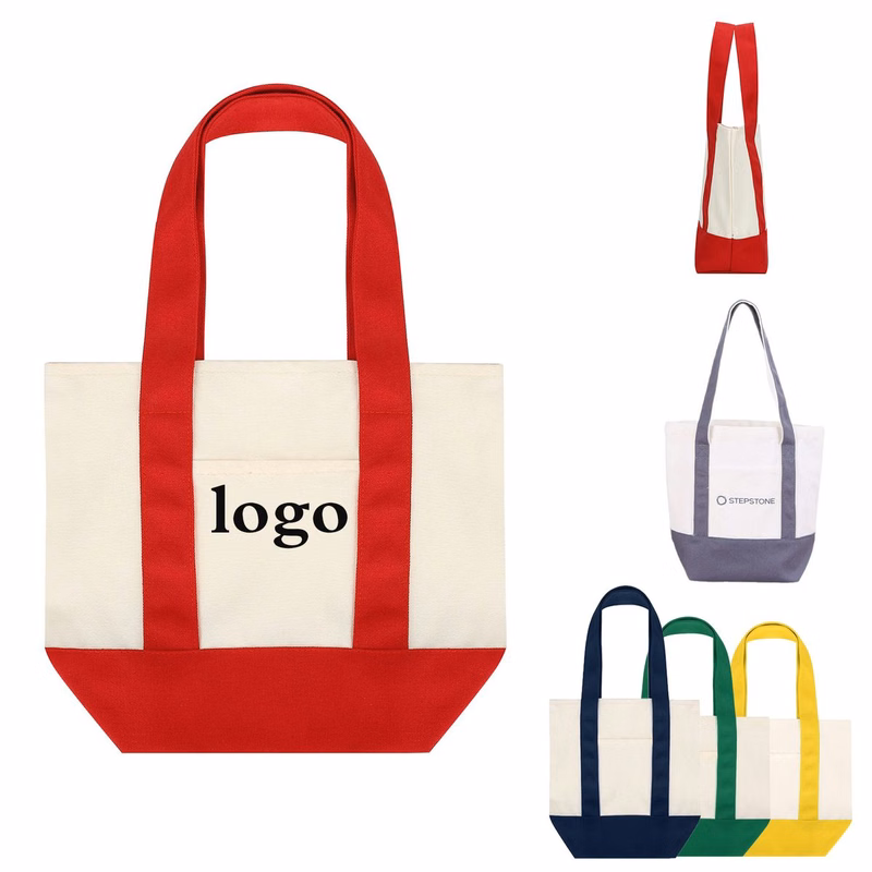 12 oz Mini Poly-Cotton Canvas Tote
