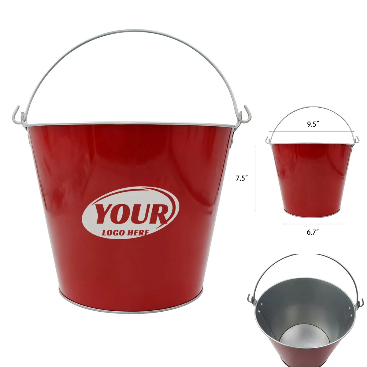 5 Quart Galvanized Pail Beer Bucket 1